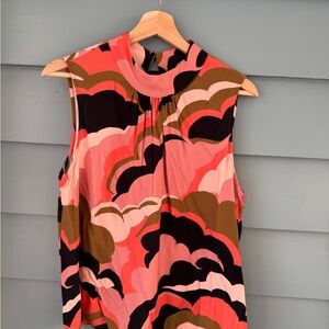 Corey Lynn Calter Multicolor Satin Top